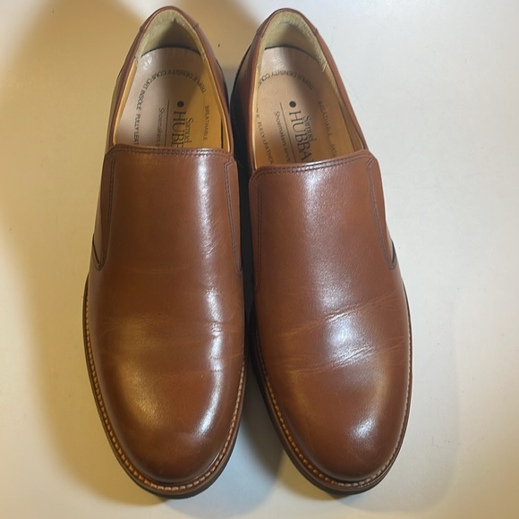 Samuel Hubbard Men’s 8 M Frequent Traveler Whisky Leather Slip-On Loafer Vibram